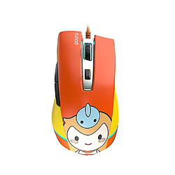 Universal Souris de jeu filaire 16000dpi souris PC à double mode (orange)