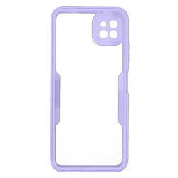 Coque en TPU + acrylique violet pour votre Samsung Galaxy A22 5G (EU Version)