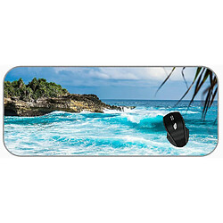 Universal (750x300x3) xxl Professional grand coussin de souris Coast Horizon Cloud Nature Ocean Landscape Mouse Pads