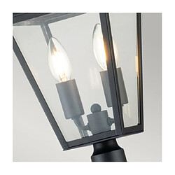 Avis Elstead Lighting Lampe sur pied extérieur Hinkley Aluminium,verre transparent Musée Noir