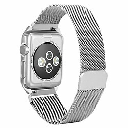 PHONECARE Bracelet Confortable Milanais Avec Fermoir Magnétique pour Apple Watch Series 7 - 41mm - Gris