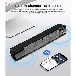 Universal Surround Stéréo Soundbar Subwoofer Bluetooth 5.0 (noir)