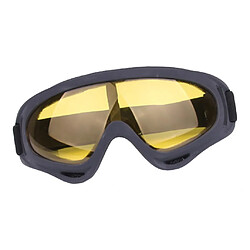 Acheter Lunettes D'équitation Extérieures Lunettes De Moto Ant Impact Lunettes De Ski Lunettes Jaunes