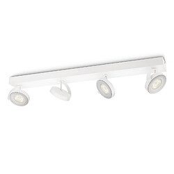 Ledkia Plafonnier LED Dimmable 4x4.5W Clockwork Blanc