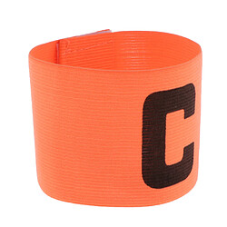 Brassard Capitaine Football Sports Brassards Réglables Brassards Orange Fluorescent