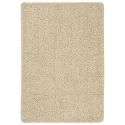 vidaXL Tapis shaggy antidérapant Crème 160x230 cm