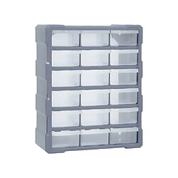 Vente-Unique Organisateur multi-tiroirs avec 18 tiroirs centraux 47 cm 02_0003250 