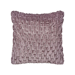 Beliani Coussin CHIRITA Velours 45 x 45 cm Unicolore Violet