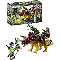 Playmobil® Dino Rise Triceratops dinosaure avec armure amovible et grand canon mobile