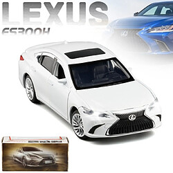 Universal 1: 32 Lexus ES300H alliage pull back modèle moulé sous pression métal jouet voiture avec lumière acoustique 6 portes ouvertes cadeaux pour enfants Livraison gratuite |(blanche)