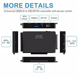 Acheter Universal Adaptateur IDE SATA à USB 3.0 Câble SATA USB 2.0 Adaptateur de disque dur IDE SATA 2,5 pouces 3,5 pouces Convertisseur USB C OTG HDD SSD