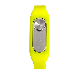 Acheter Wewoo Bracelet connecté jaune Montre-bracelet enregistreur vocal numérique 4 Go de portable, un enregistrement de longue durée de bouton