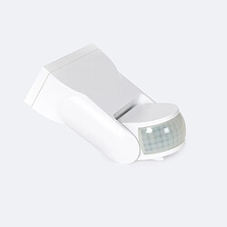 Ledkia Détecteur de Mouvement PIR 180° Orientable IP65 Blanc