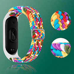 PHONECARE Bracelet Braided NylonSense Avec Boucle Ajustable pour Xiaomi Mi Band 4 / Mi Smart Band 4 - Colorido