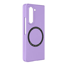 Avizar Coque MagSafe pour Samsung Galaxy Z Fold 5 Rigide Design Fin Violet