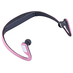 Acheter Wewoo Casque Bluetooth Sport rose pour les smartphone et iPad ordinateur portable MP3 ou autres périphériques audio, stockage maximum de carte SD: 32 Go étanche à la transpiration stéréo sans fil écouteurs intra-auriculaires avec micro SD,