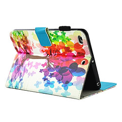 Wewoo Smart Cover pour iPad mini 4/3/2/1 Étui en cuir à rabat horizontal motif papillon avec porte-monnaie et fentes cartes fonction veille / réveil fente stylo pas cher