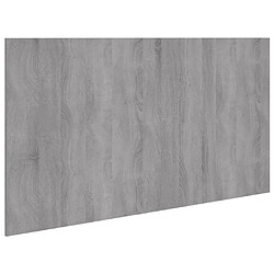 vidaXL Tête de lit Sonoma gris 160x1,5x80 cm Bois d'ingénierie