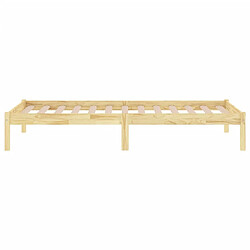 Acheter vidaXL Cadre de lit sans matelas bois massif