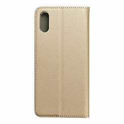 Etui en simili cuir pour XIAOMI Redmi 9A or