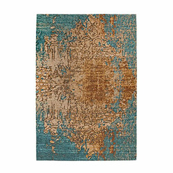 Paris Prix Tapis Tissé Imprimé à Motifs Primavera Bleu 120 x 180 cm