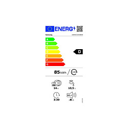 Lave-vaisselle 60cm 14 couverts 44db tout intégrable - DW60CG550B00 - SAMSUNG