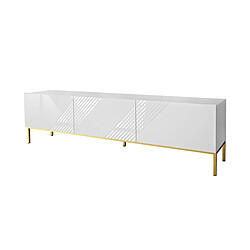 Bestmobilier Celeste - meuble TV - 190 cm - style contemporain pas cher