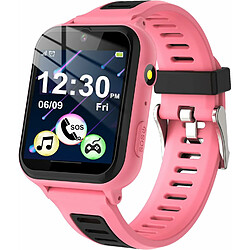 Vendos85 Montre Connectée Enfant Smartwatch rose