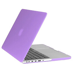 Avis Wewoo Housse Étui Violet pour Macbook Pro Retina 13,3 pouces Chapeau-Prince 3 en 1 givré Hard Shell de protection en plastique avec clavier de et prise de poussière de port