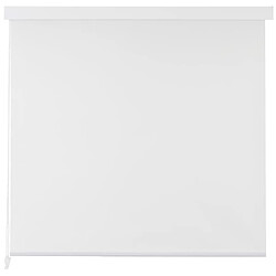 vidaXL Store roulant de douche 80x240 cm Blanc