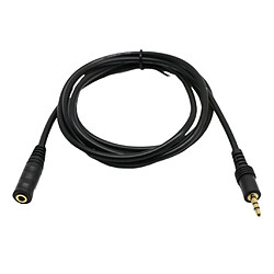 3,5 Mm 1/8 mâle Femelle Fiche Stéréo Casque Câble Cordon Connecteur Nouveau 1,5 M