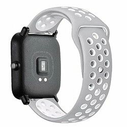 PHONECARE Bracelet Bicolore SportStyle pour Huawei GT Classic - Gris / Blanc