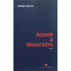 Appelé à disparaître - Occasion