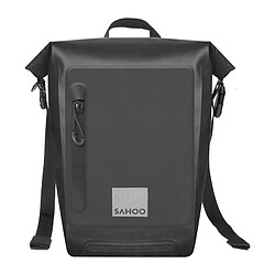 Sac Vélo Étanche Capacité 20L Fixation Porte-Bagages Arrière Sahoo Noir