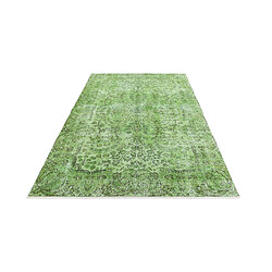 Avis Vidal Tapis de laine 269x170 vert Ultra Vintage