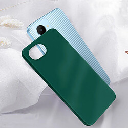 Acheter Avizar Coque Realme C30 Silicone Flexible Finition Mate Anti-traces vert foncé