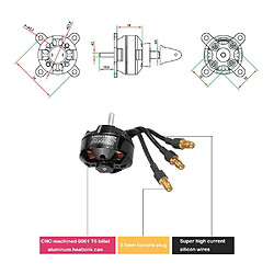 JustGreenBox 2204 1400KV pas cher