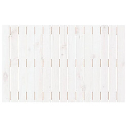 Avis vidaXL Tête de lit murale Blanc 95,5x3x60 cm Bois massif de pin