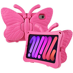 Coque en TPU motif papillon, eva avec béquille rose pour votre iPad mini (2021)