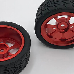 8 Pièces 1/14 RC Voiture Pneus En Caoutchouc Mini Pneu Ensemble Roue Jante Pneu RC Pièces de Véhicule