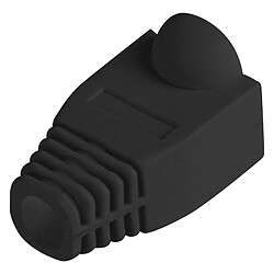 Couvercle en caoutchouc Lanberg pour connecteur RJ45 de couleur noire Paquet de 100 unités