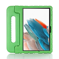 Coque en TPU antichoc, eva léger, anti-rayures avec béquille vert pour votre Samsung Galaxy Tab A8 10.5 (2021)