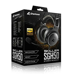 Casques avec Microphone Sharkoon 4044951032105 Noir