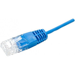 Abi Diffusion Cordon UTP 1P bleu RJ45/RJ45 Téléphone 100 ohms - 0,50M