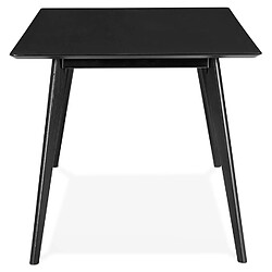 Acheter Alterego Table à manger / bureau design 'BARISTA' en bois noir - 180x90 cm