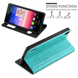 Acheter Cadorabo Coque Huawei ASCEND P7 Etui en Turquoise