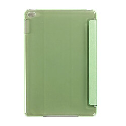 Avis Wewoo Housse Étui Coque Etui à rabat horizontal en soie avec support à trois rabats pour iPad Mini 2019 vert