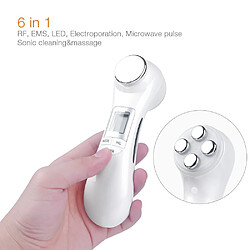 Justgreenbox Radio Frequency Mesotherapy Microcurrent Face Lifting Massager Machine Beauty 6 In 1 LED Facial Vibration - 4000335911389