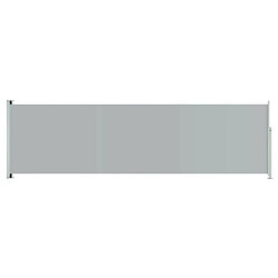 Maison Chic Auvent latéral rétractable de balcon | Store extérieur | Auvent solaire de patio 180x600 cm Gris -GKD12635