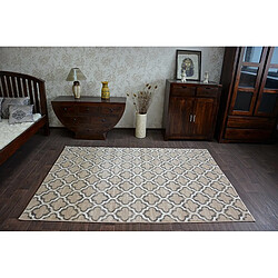 RUGSX Tapis ARGENT - W4030 Trèfle Marocain Trellis Beige 200x290 cm